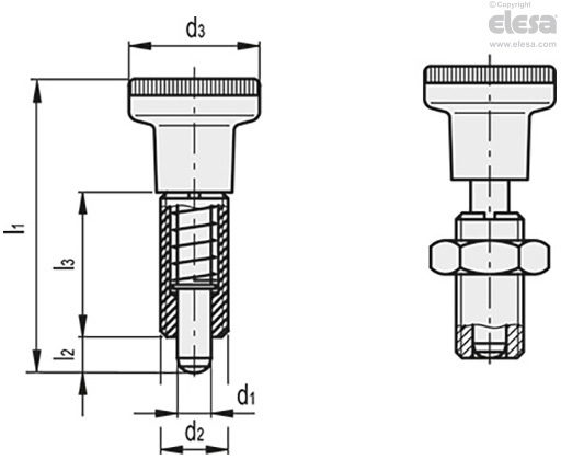pistone/vite molla di balestra iveco 93820995