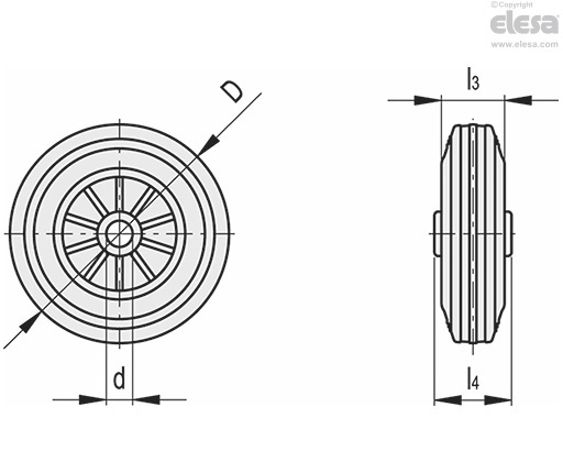 Ruote Per Uso Industriale | Ruote In Gomma E Plastica - RT Firenze - Foto 11