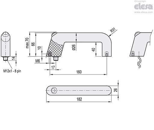 Power Switching - Per Interruttori-sezionatori - Maniglia Di Comando - Foto 3