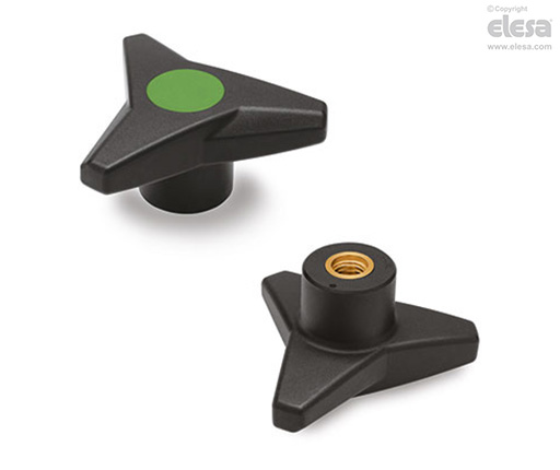 VB.839-B | Three-arm knobs | Elesa