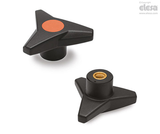 VB.839-B | Three-arm knobs | Elesa