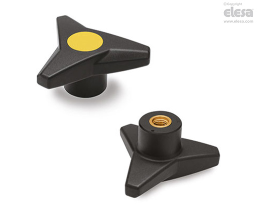 VB.839-B | Three-arm knobs | Elesa