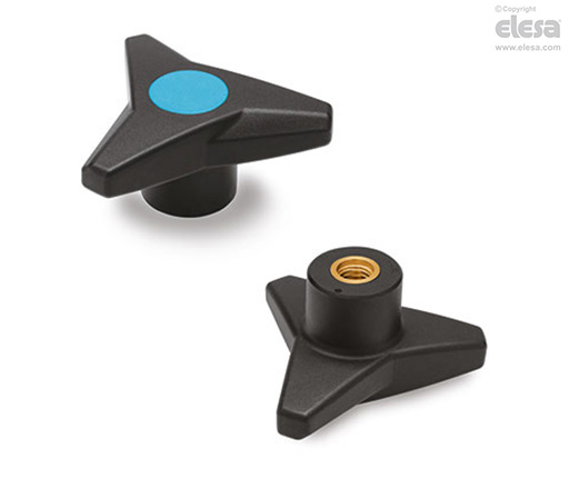 VB.839-B | Three-arm knobs | Elesa