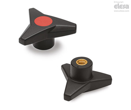 VB.839-B | Three-arm knobs | Elesa