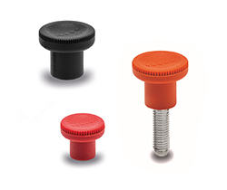 Lot De 4 Boutons Thermodurcissables – M10 X 40mm Rouge Lisse Pour Tiroirs