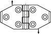 CFM-TR-A - Corps de charnière de dimensions identiques