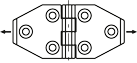CFM-TR-A - Corps de charnière de dimensions identiques
