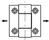 CFVT-CH - Complementary hinge, free rotation