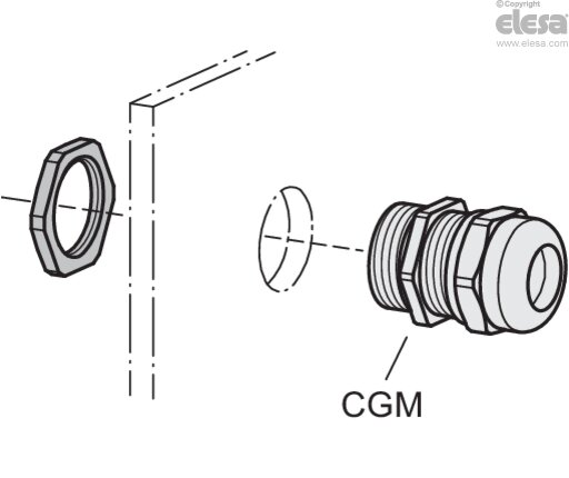 CGM-NT-NK - Metric thread, brass