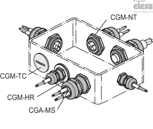 CGM-NK - Metric thread, brass
