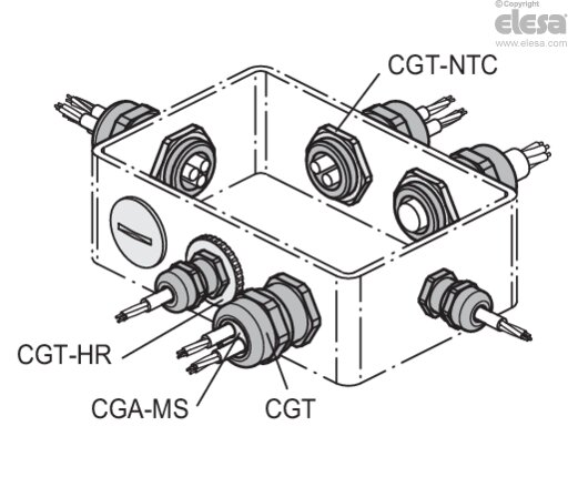 CGT-TC-S - Metric thread, cross slot