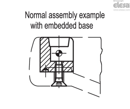 IR.620 - Steel pin and support