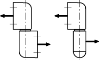 CFN-B - Nickel-plated brass bosses with threaded hole