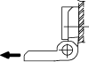 CFSQ-C-A-D - Axial connector, microswitch on the right, starting angle 0°
