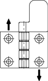CFSQ-C-A-D - Axial connector, microswitch on the right, starting angle 0°