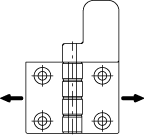 CFSQ-C-A-D - Axial connector, microswitch on the right, starting angle 0°