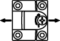 CFU. - Charnières à friction réglable