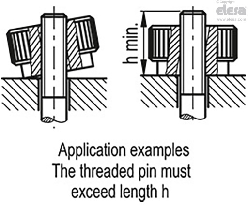 GN 6303.1 - Quick-tightening knurled knobs