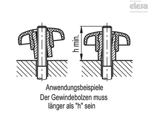 GN 6336.3 - Schnellspann-Sterngriffe