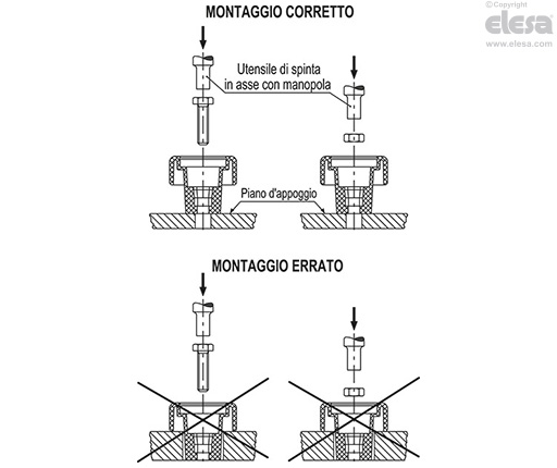 MCT. - Manopole scanalate