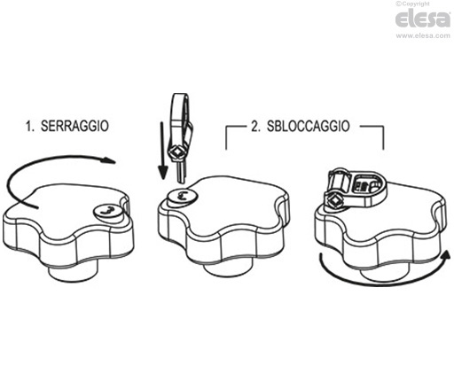 VLS-B - Boccola, foro filettato