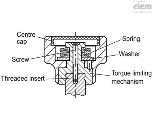 GN 3663 (d<sub>2</sub>) - Boss, threaded hole