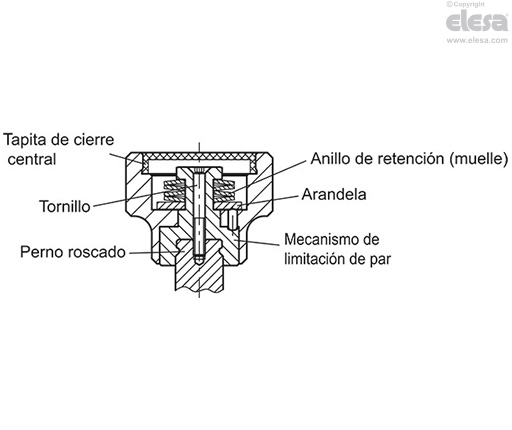 GN 3663 (d<sub>2</sub>) - Inserto, agujero roscado