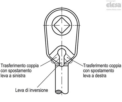 GN 316-V - Inserto con foro quadro