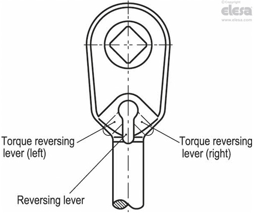 GN 316-V - Insert with square hole