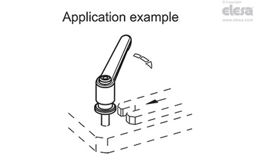 GN 307 (d<sub>1</sub>) - Threaded hole