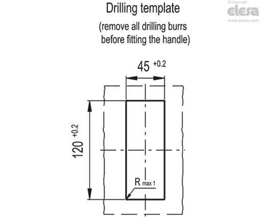 ERB-CLEAN - Vertical tubular handle