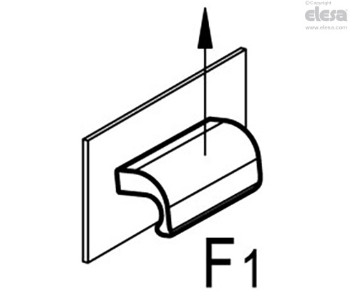 M.990 - Asas con reborde de seguridad con protección