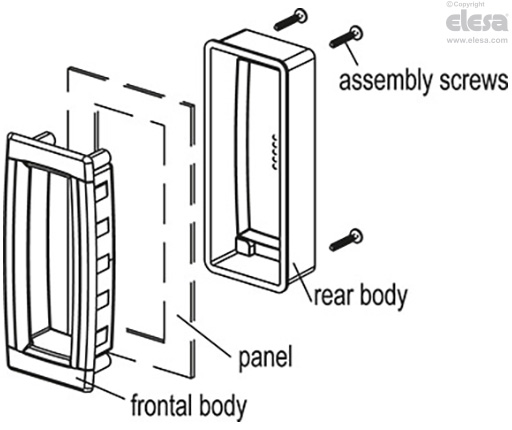 ERB-CLEAN - Vertical tubular handle
