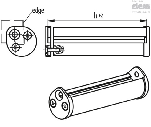 GN 481-SW - Aluminium, black colour