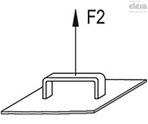 M.1066-CLEAN - Aluminiumrör med beläggning i vit färg, bakmontering