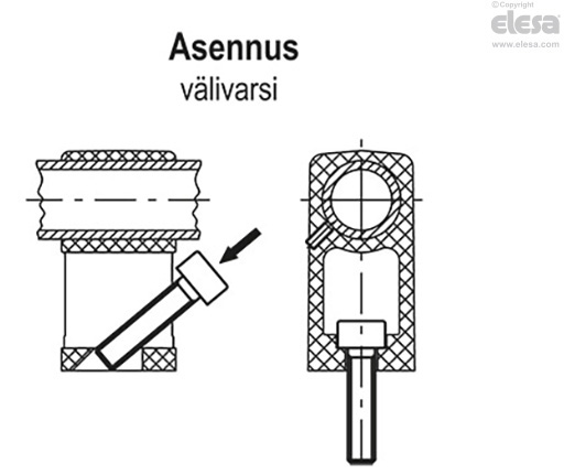 M.1043-HEI - Sähköeristetyt putkikahvat