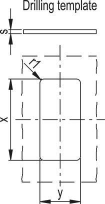 ERB-PF - Vertical tubular handle