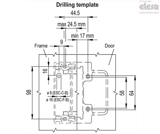 ESC-SFT-C-A - 8 pole male connector, top axial output