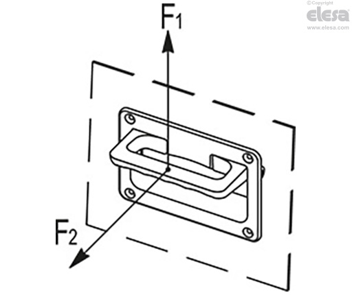 MPR-CLEAN - Folding handles with recessed tray