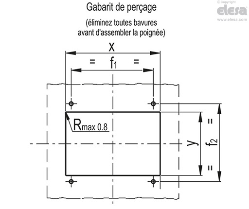 MPR-CLEAN - Poignées escamotables encastrables