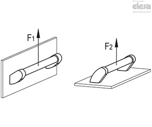 M.1053-CLEAN - Adjustable handles shanks