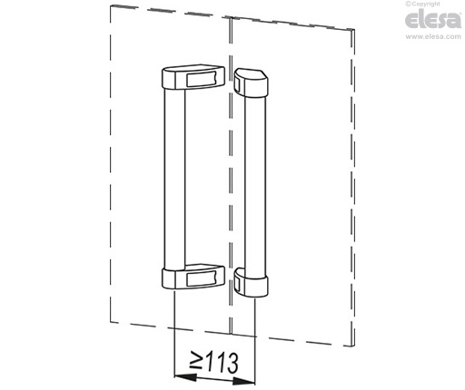 M.1053-CLEAN - Adjustable handles shanks