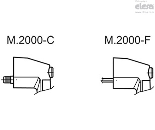 M.2000-1NC-1NO-SWM-C - Con connettore, 1 contatto NC + 1 contatto NO