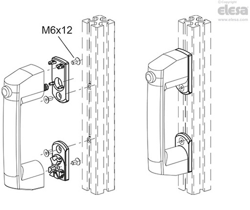PM-M.2000 - Assembly kit for profiles