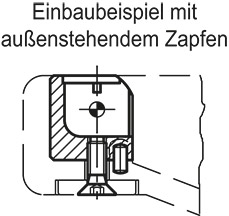 IRS.802 - Gewindestift Stahl, brüniert