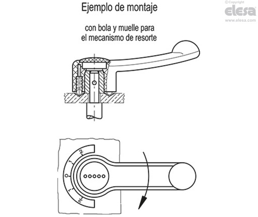 ELC. - Inserto de acero pavonado, tapa disponible en los colores Ergostyle