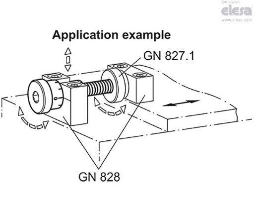 GN 827 - Adjusting screws