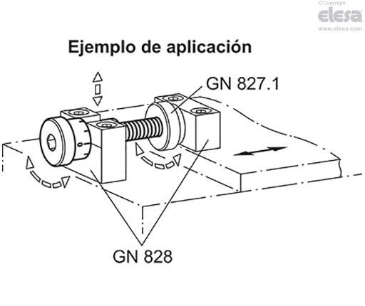GN 827 - Tornillos de ajuste