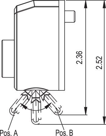 DD51 (inch sizes) - Indicadores de posición mecánicos