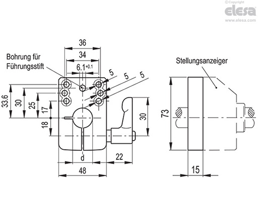DD52R-E-RF - Elektronische Stellungsanzeiger